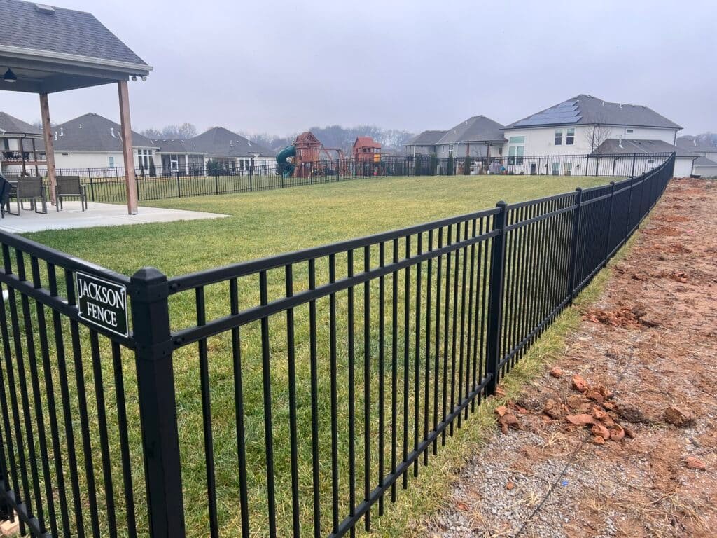 steel fence in Overland Park Kansas