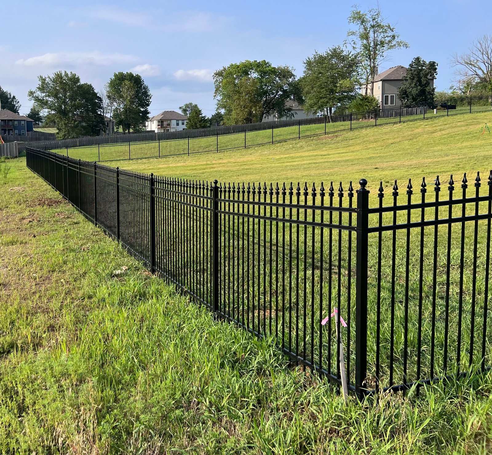Steel Fence In Overland Park, Kansas